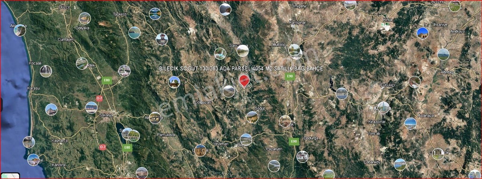 Bılecık Söğüt Yakacık'ta 4054 M² Tek Tapu, Sorunsuz Satılık Bağ/ - Görsel 2
