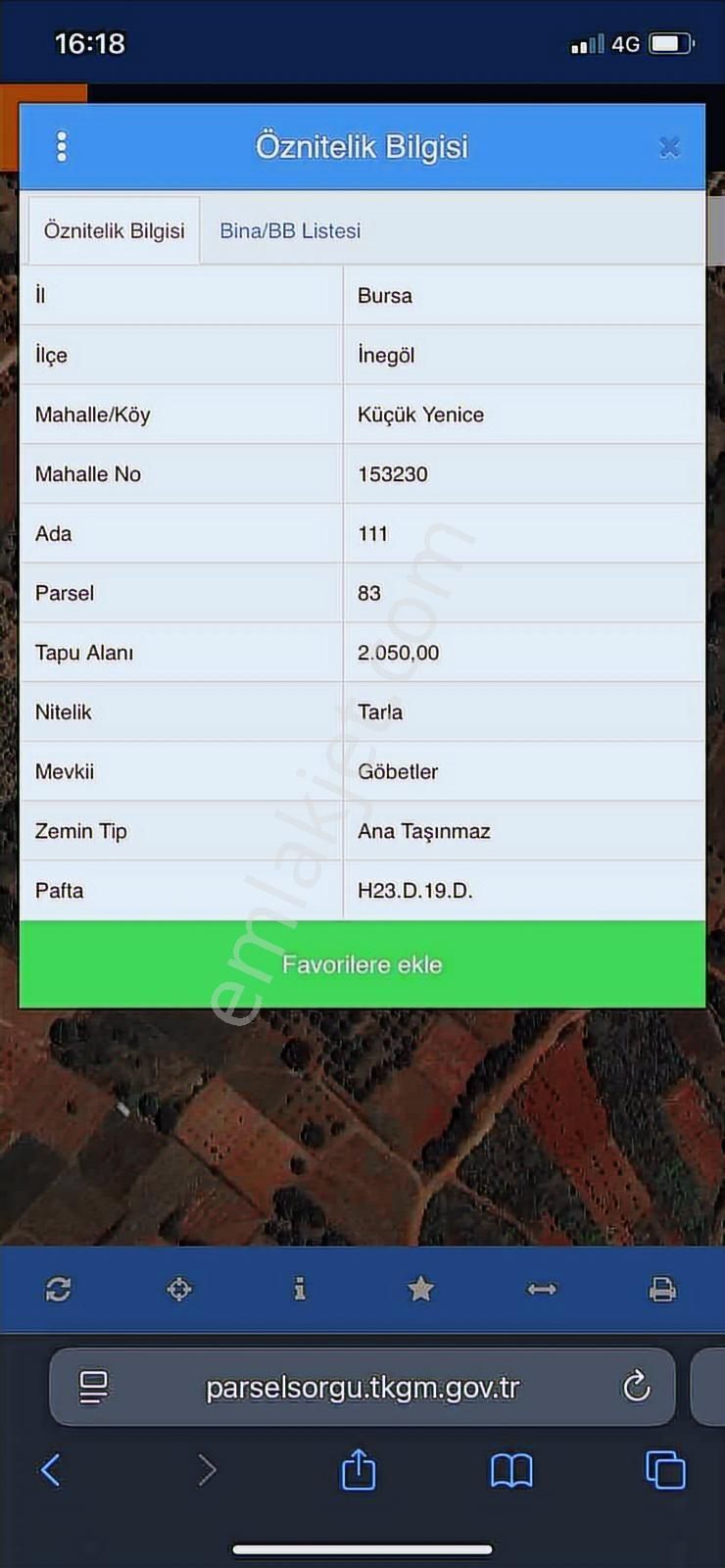 Anka Gayrimenkulden Küçük Yenice Mahallesinde Satılık Tarla - Görsel 7