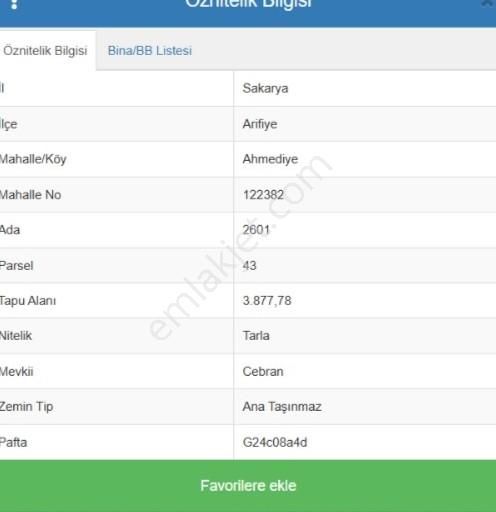 Alp Gayrimenkulden Arifiye Ahmediyede Satılık Fırsat Tarla - Görsel 4