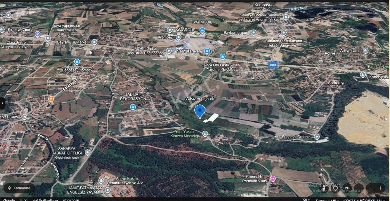 Alp Gayrimenkulden Arifiye Ahmediyede Satılık Fırsat Tarla - Görsel 3