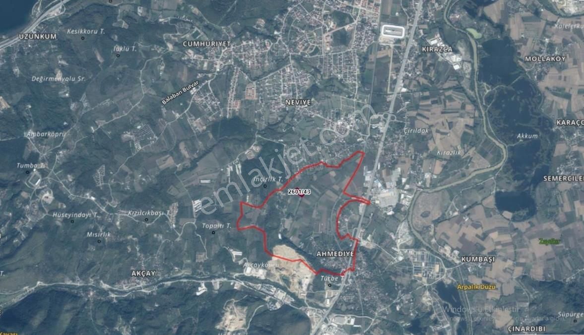 Alp Gayrimenkulden Arifiye Ahmediyede Satılık Fırsat Tarla - Görsel 2