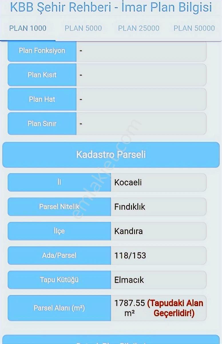Tarcanlar'dan Satılık Elmacık'ta 1787 Metrekare Uygun Fındıklık - Görsel 6