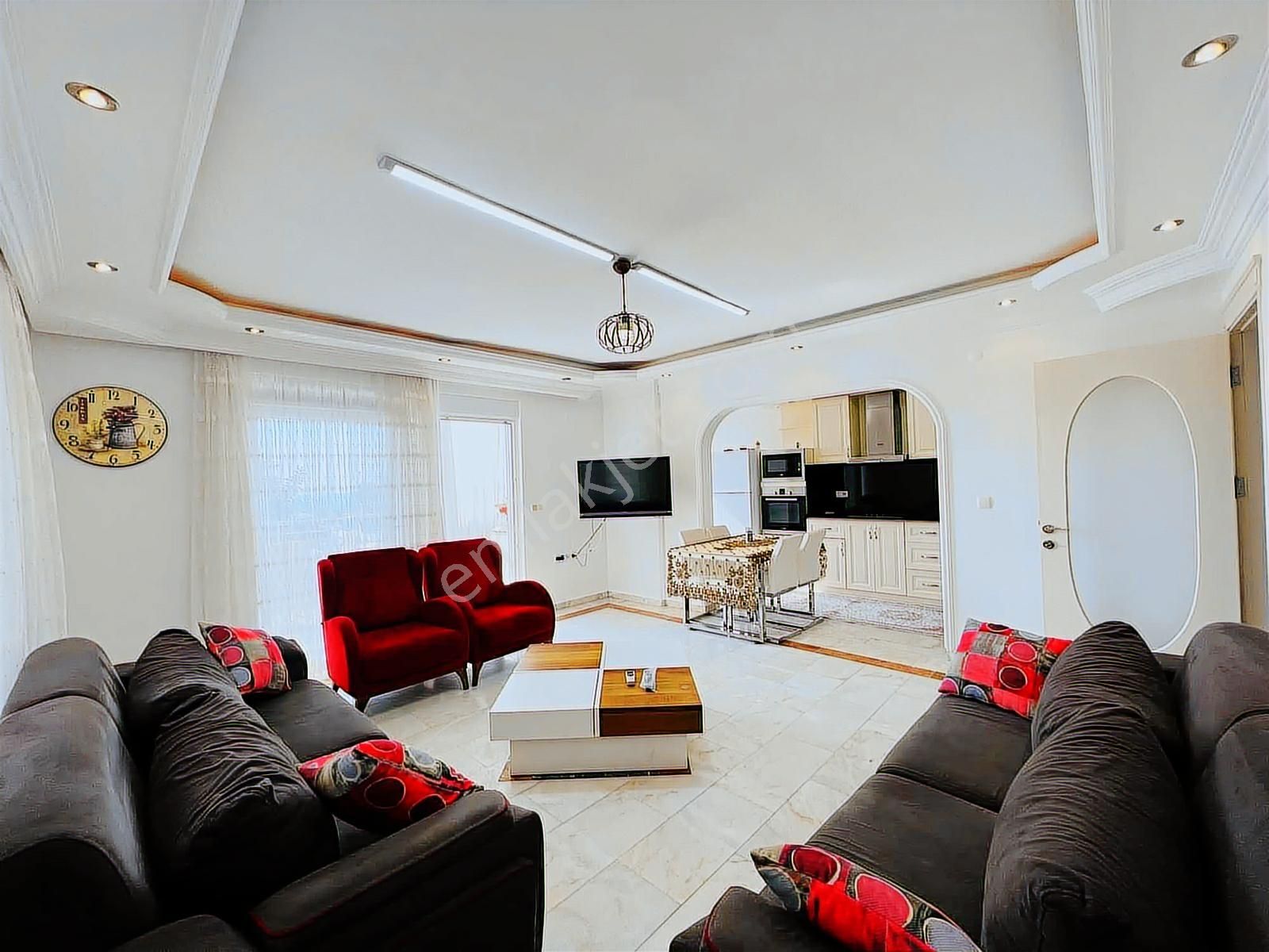 Mahmutlarda Denize Sıfır 2+1 Eşyalı Daire - Görsel 19