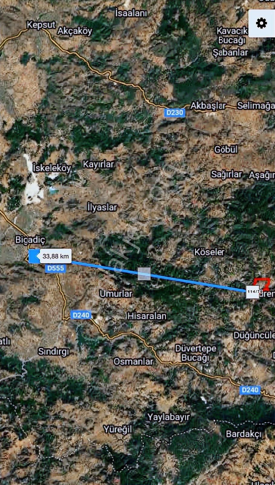 Bigadiç Çıtak'ta 553 M2 Bağ Nitelikli Müstakil Parsel - Görsel 13