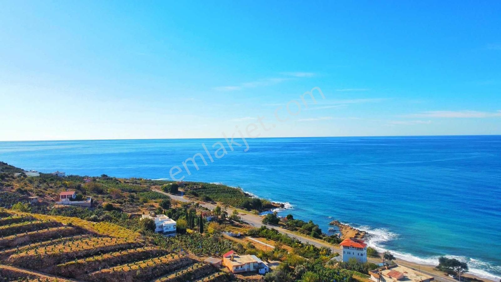 Alanya Yeşilöz De Full Panoramik Deniz Manzaralı Tarla - Görsel 21