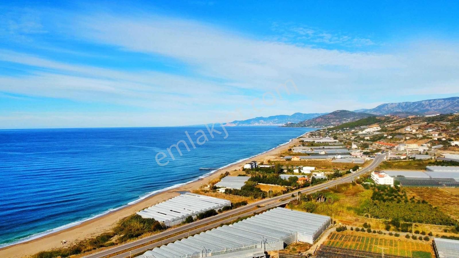 Alanya Yeşilöz De Full Panoramik Deniz Manzaralı Tarla