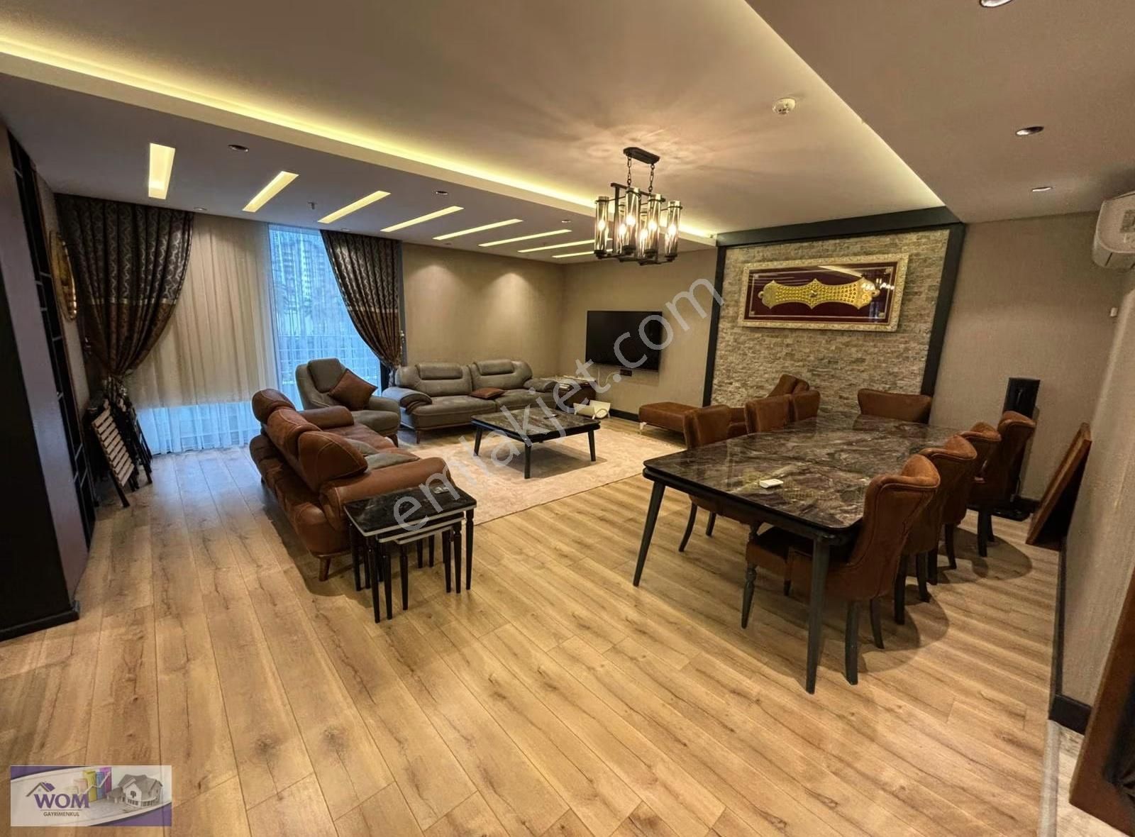 ''wom''geniş ,lüks Elit Sitede Havuz Manzaralı 4+1 Kiralık Daire - Görsel 14
