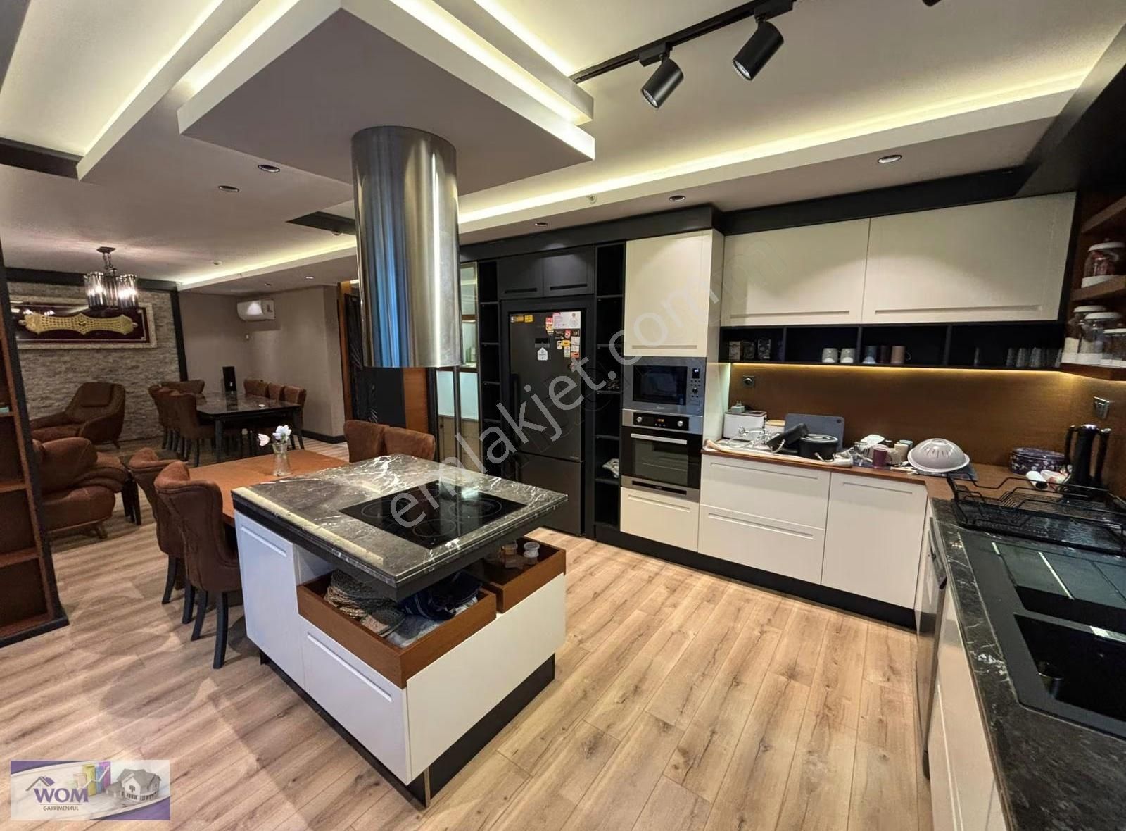 ''wom'' Super Lux Eşyalı 4+1 Kiralık Daire