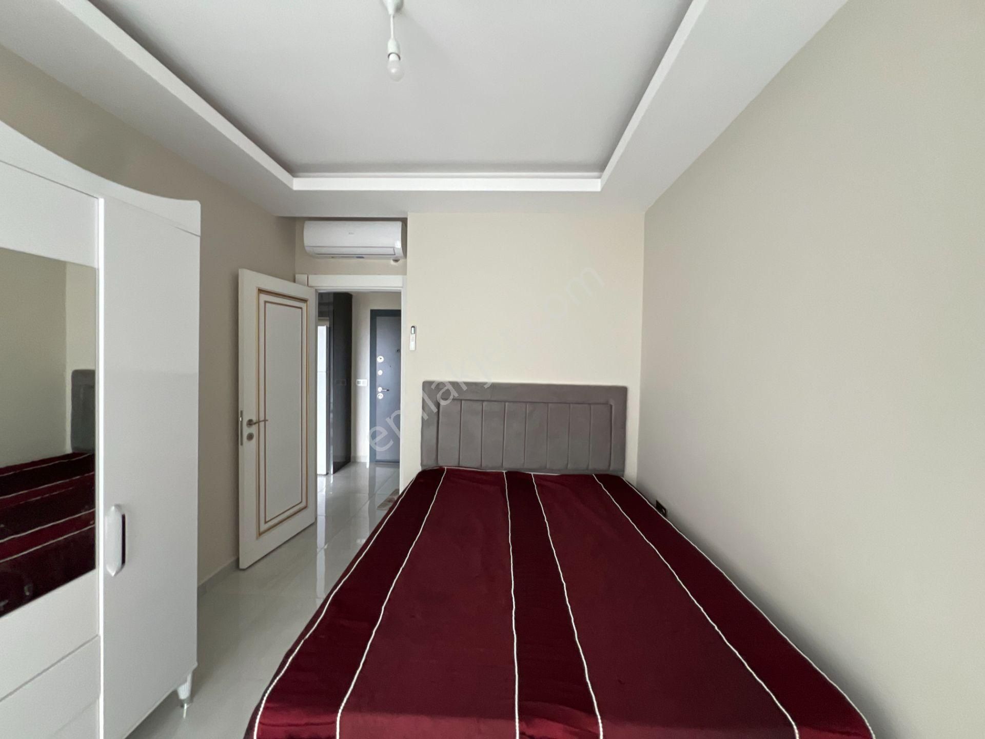 Alanya Mahmutlarda Kiralık 1+1 Site İçi Eşyalı Lüks Daire - Görsel 17