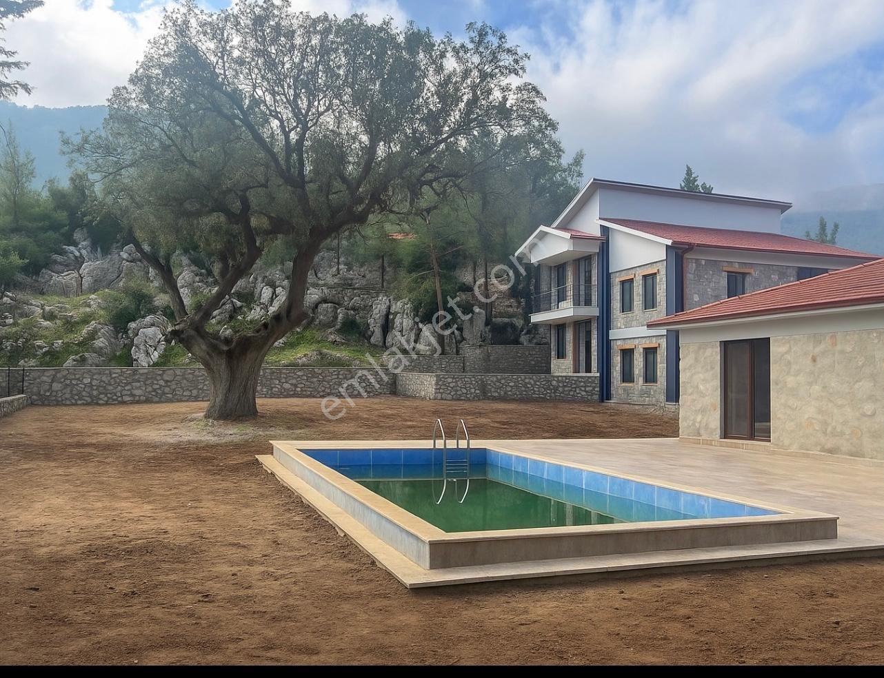 Marmarisin İncisi Bayır Çiftlikte Doğa İçinde Taş Villalar Projesi - Görsel 11