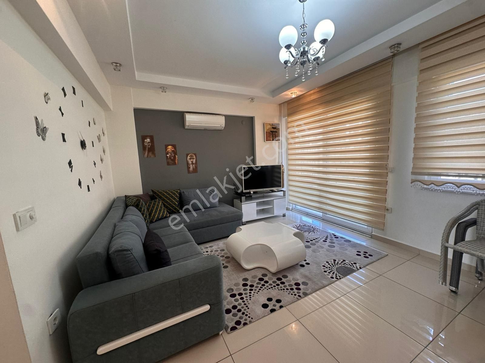 Alanya Cleopatra'da Kiralık Site İçersinde 2+1 Eşyalı Daire - Görsel 12