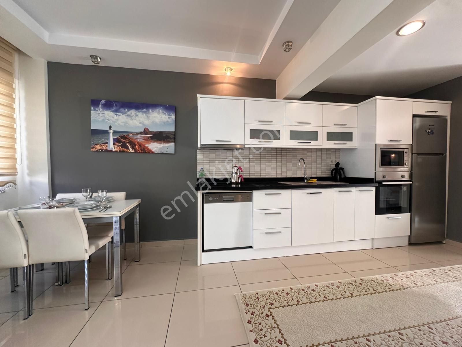 Alanya Cleopatra'da Kiralık Site İçersinde 2+1 Eşyalı Daire - Görsel 11