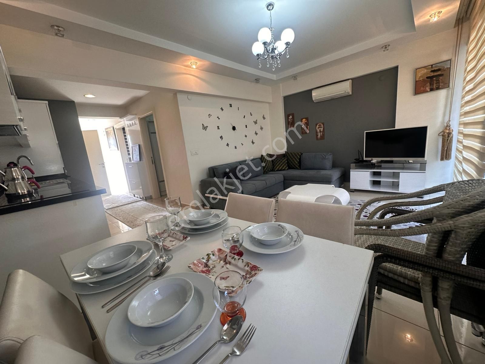 Alanya Cleopatra'da Kiralık Site İçersinde 2+1 Eşyalı Daire - Görsel 3