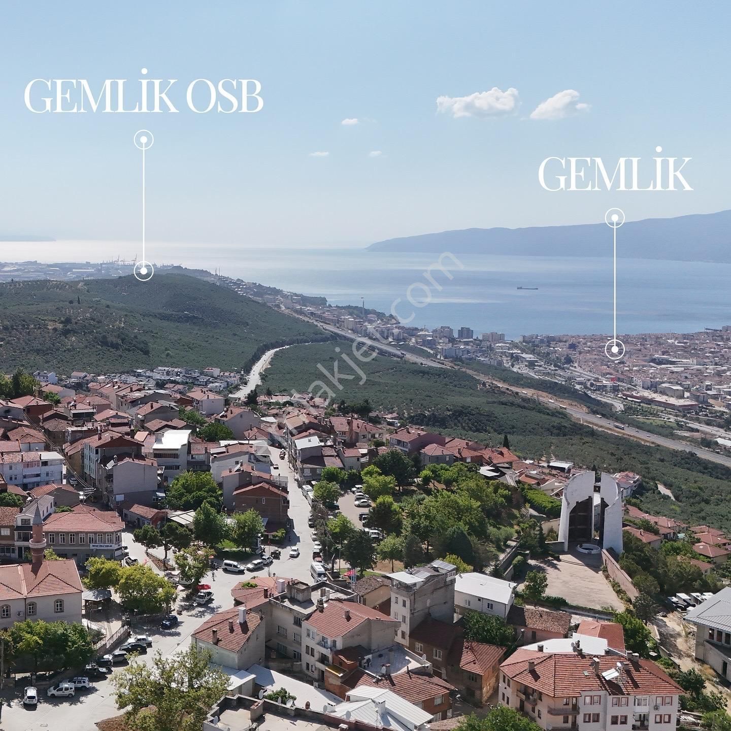 Bursa Gemlik Umurbey Köyiçi Satılık Deniz Manzaralı Arsa - Görsel 2