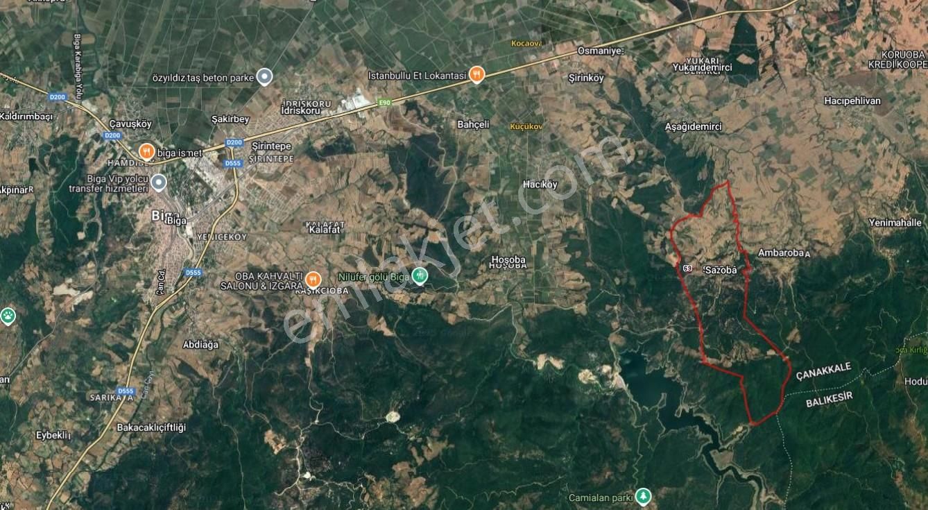 Çanakkale Biga Sazoba Köy Yanı Uygun Arazi - Görsel 4