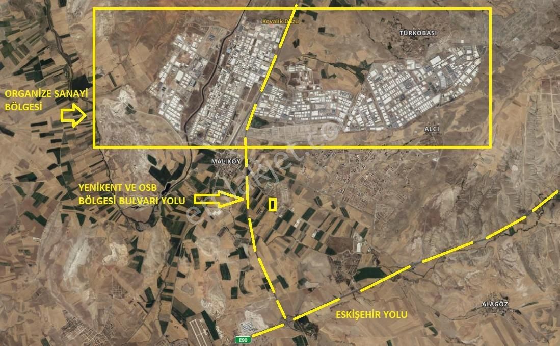 Sevindik'ten Maliköydeosb Yakını Yatırımlık3,850m2 Hisselitarla - Görsel 4