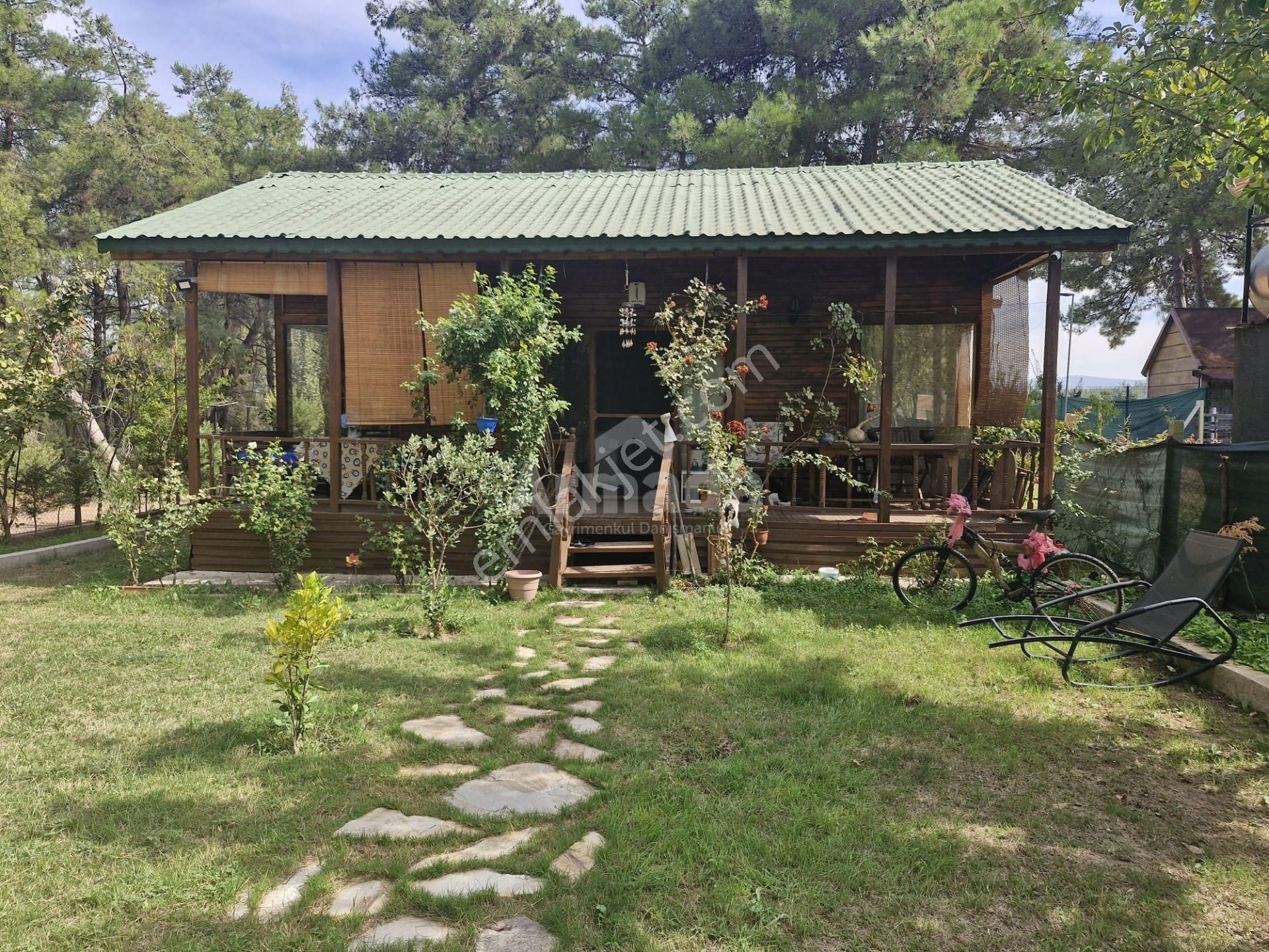 İzmir Mendereste Doğa İçinde, Geniş Bahçeli 3+1 Ahşap Ev - Görsel 35