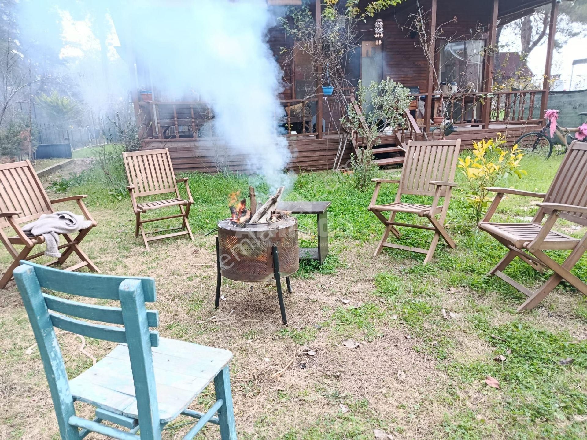 İzmir Mendereste Doğa İçinde, Geniş Bahçeli 3+1 Ahşap Ev - Görsel 4