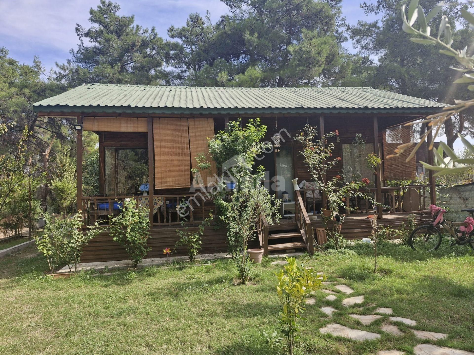 İzmir Mendereste Doğa İçinde, Geniş Bahçeli 3+1 Ahşap Ev - Görsel 34