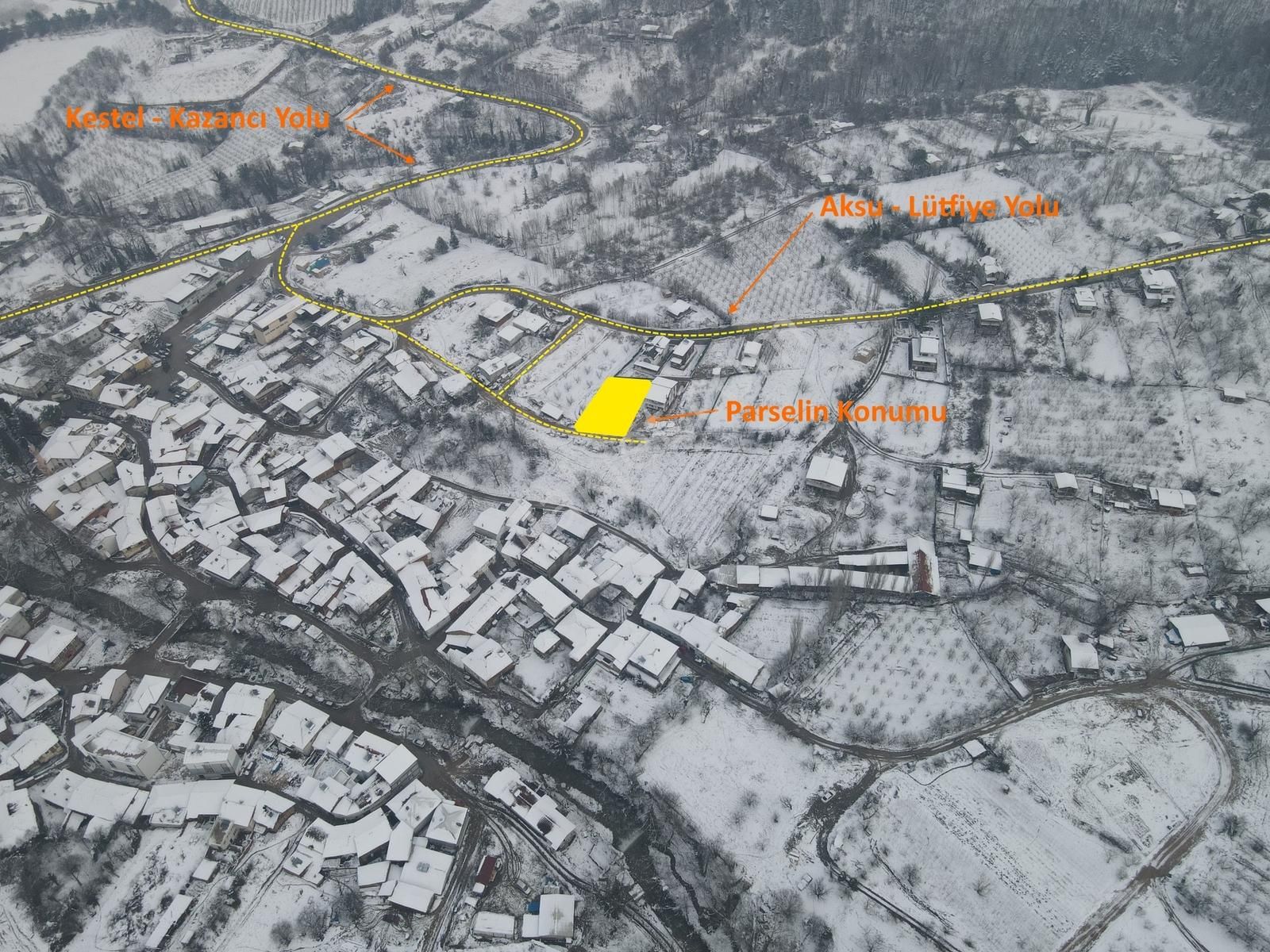 Mefgyd'den Kestel/aksu'da 477m² Alanlı Manzaralı Villa Arsası ! - Görsel 33