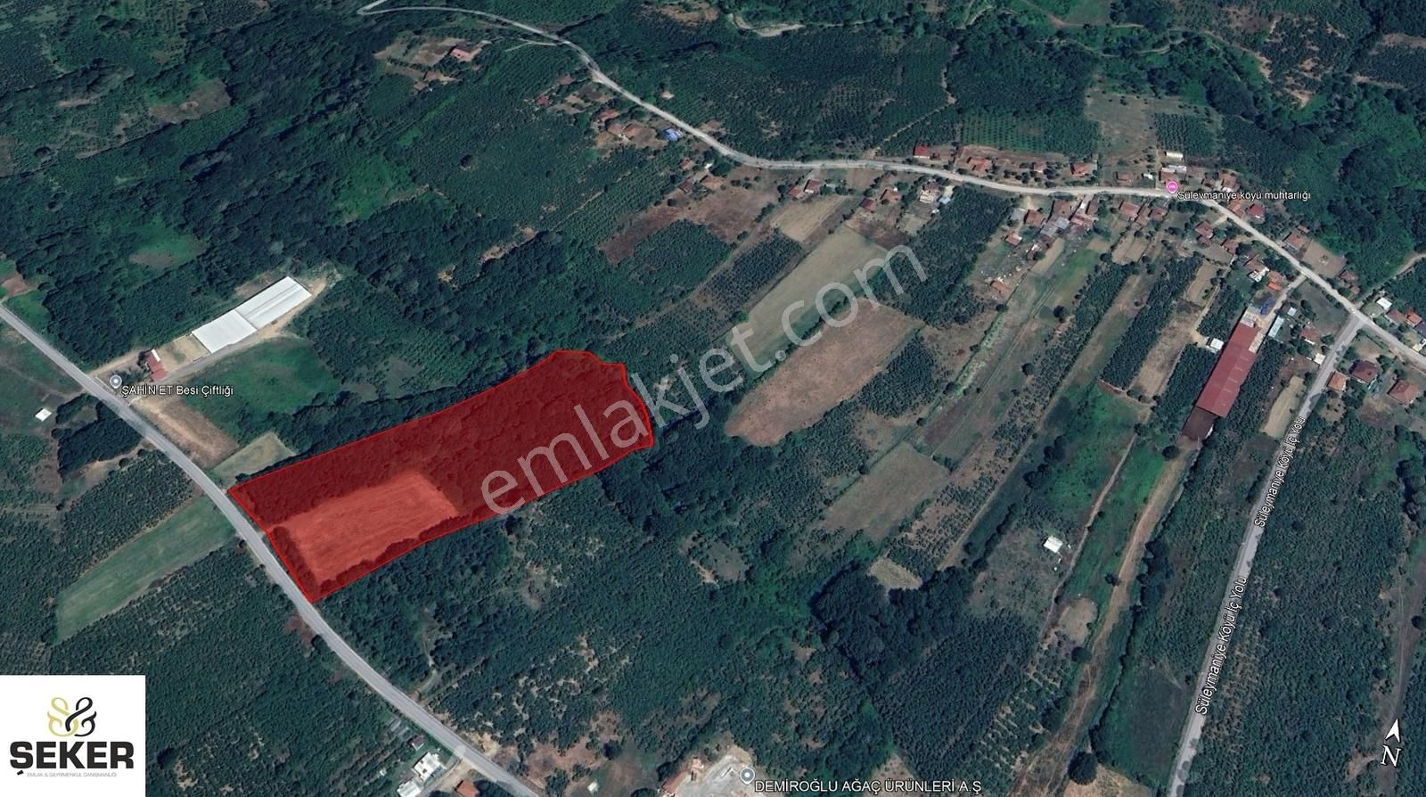 17-1 Şeker Emlak Süleymaniye 24.352.00m2 Satılık Çiftlik Arazisi - Görsel 8