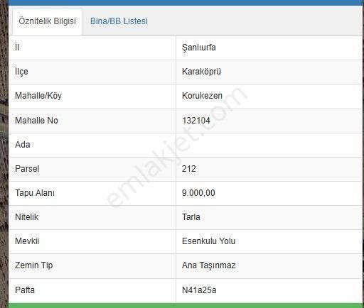 Yaşarsoy Gyo'dan Karaköprü Korukezen Satılık Fıstıklık - Görsel 7
