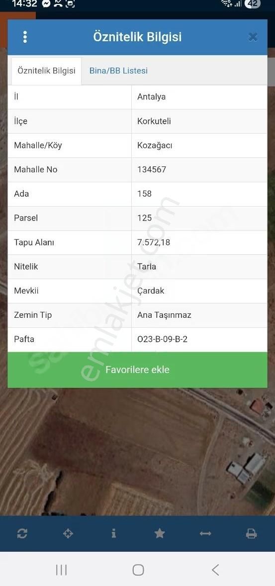 Antalya Korkuteli Kozağacında Ana Asfalt Üzeri Satılık Tarla - Görsel 2