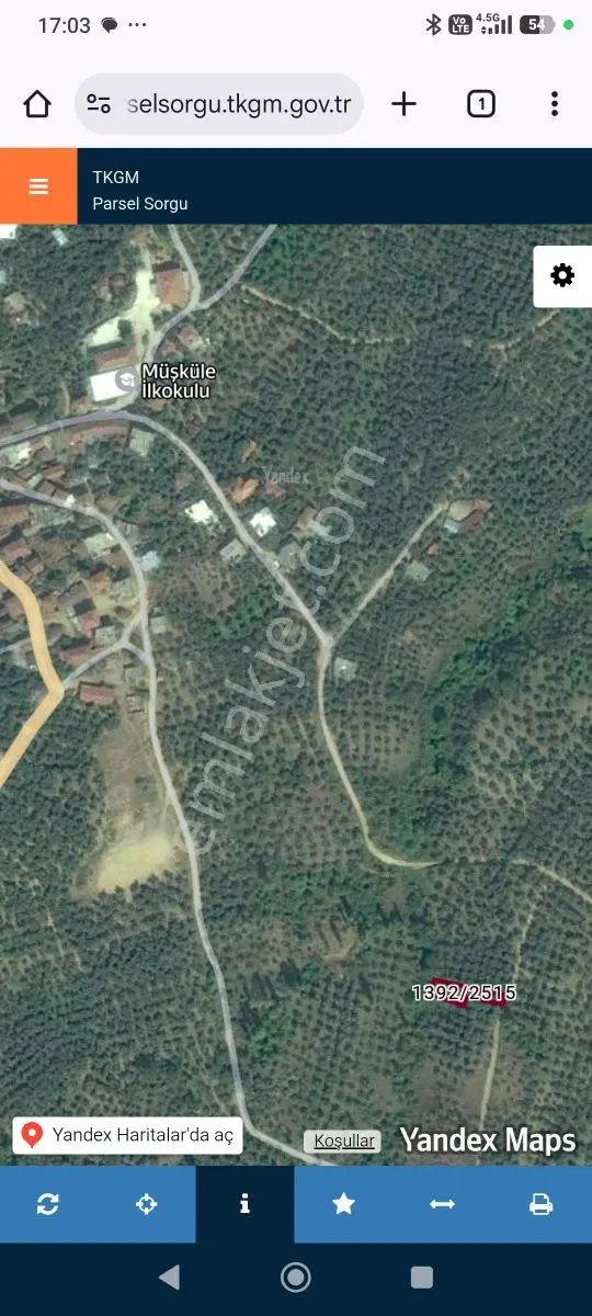 Müşküle Köy Dibi Yolu Açık Yola Cepheli 340m² Hobi Bahçesi - Görsel 8