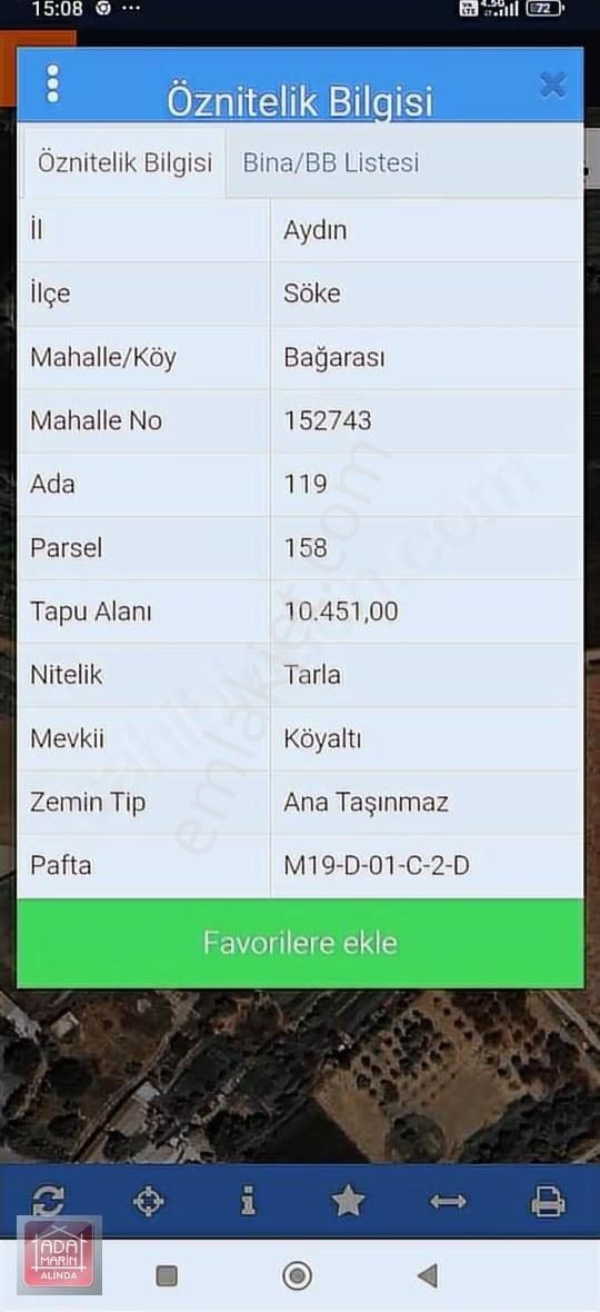 Söke Bagarası Mah Satılık Mandalin Bahçesi - Görsel 11