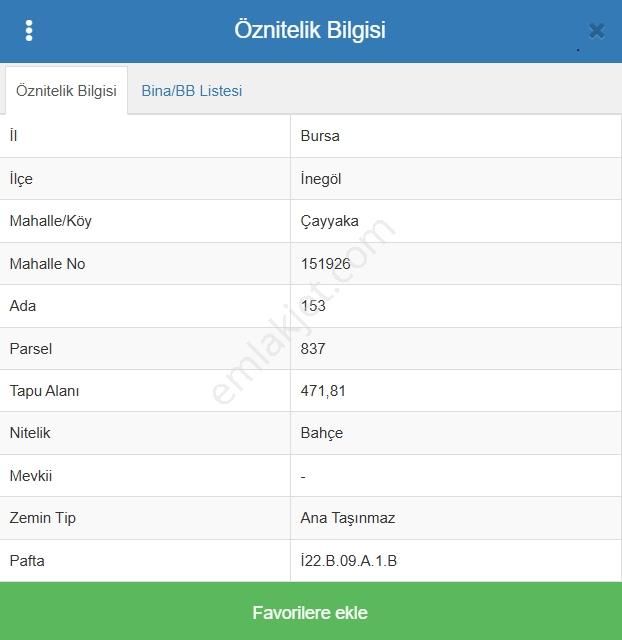 Ulucan'dan İnegöl Boğazova'da Satılık Fırsa Arsa - Görsel 2