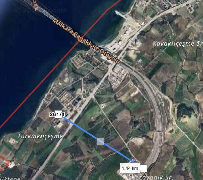 Lapsekide 2 Kat Villa İmarlı 280 M² Arsa - Görsel 9