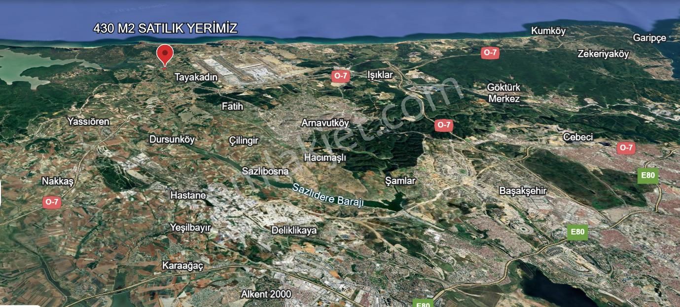 F. Akboga İnşaat Arnavutköy Tayakadın'da Satılık Tarla 430 M2 Tarla - Görsel 4