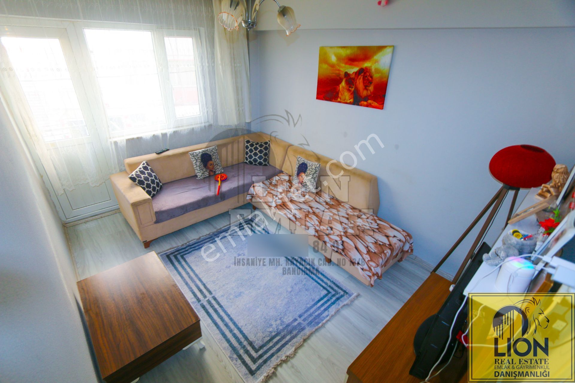 Lıon Emlak'tan Sunullah'ta Arakat,balkonlu Satılık Daire