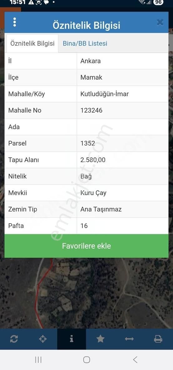 Kutludügün Mahallesinde Satılık 2,585,m2 Tek Tapulu Arsa - Görsel 4