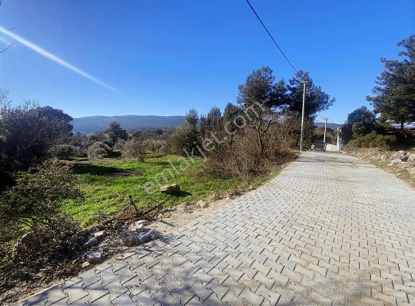 Muğla Yaraşta Manzaralı Harika Satılık Arsa