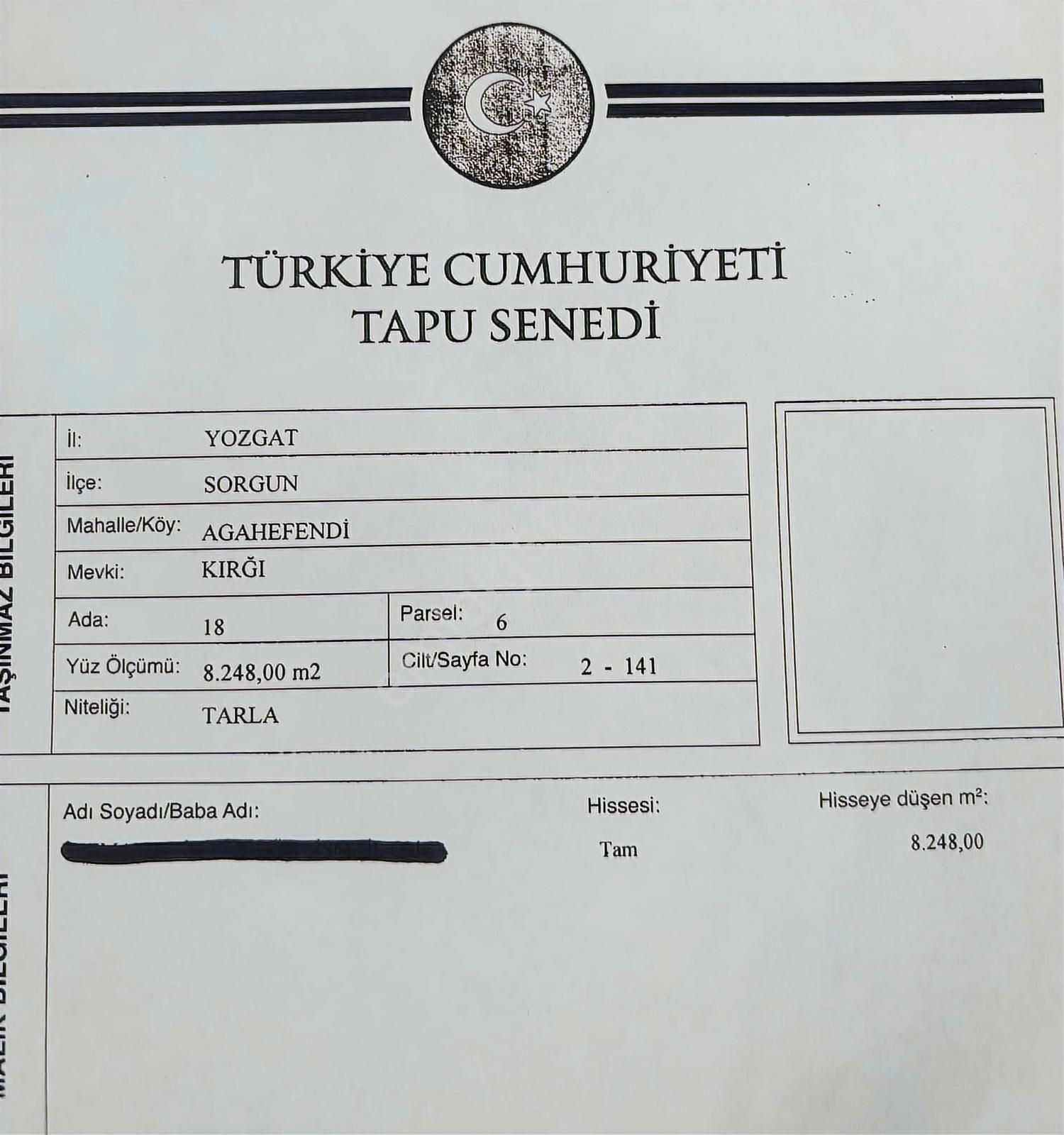 Güngör Emlaktan Agahefendi Mahallesinde 8.248 M2 Satılık Tarla - Görsel 3