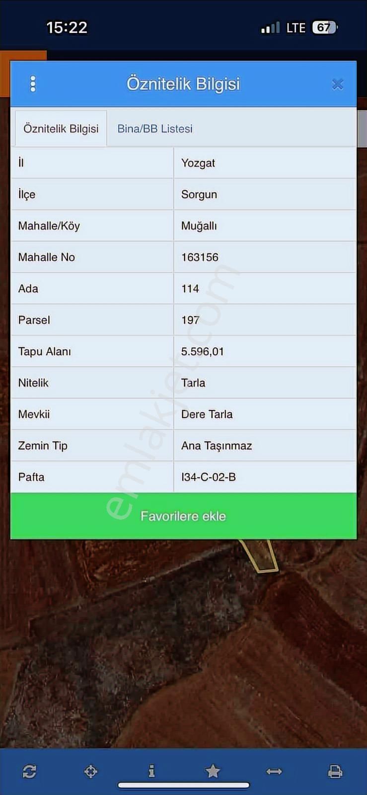 Sorgun Muğallı Köyünde Satılık Tarlalar( Komple 133 Dönüm) - Görsel 8