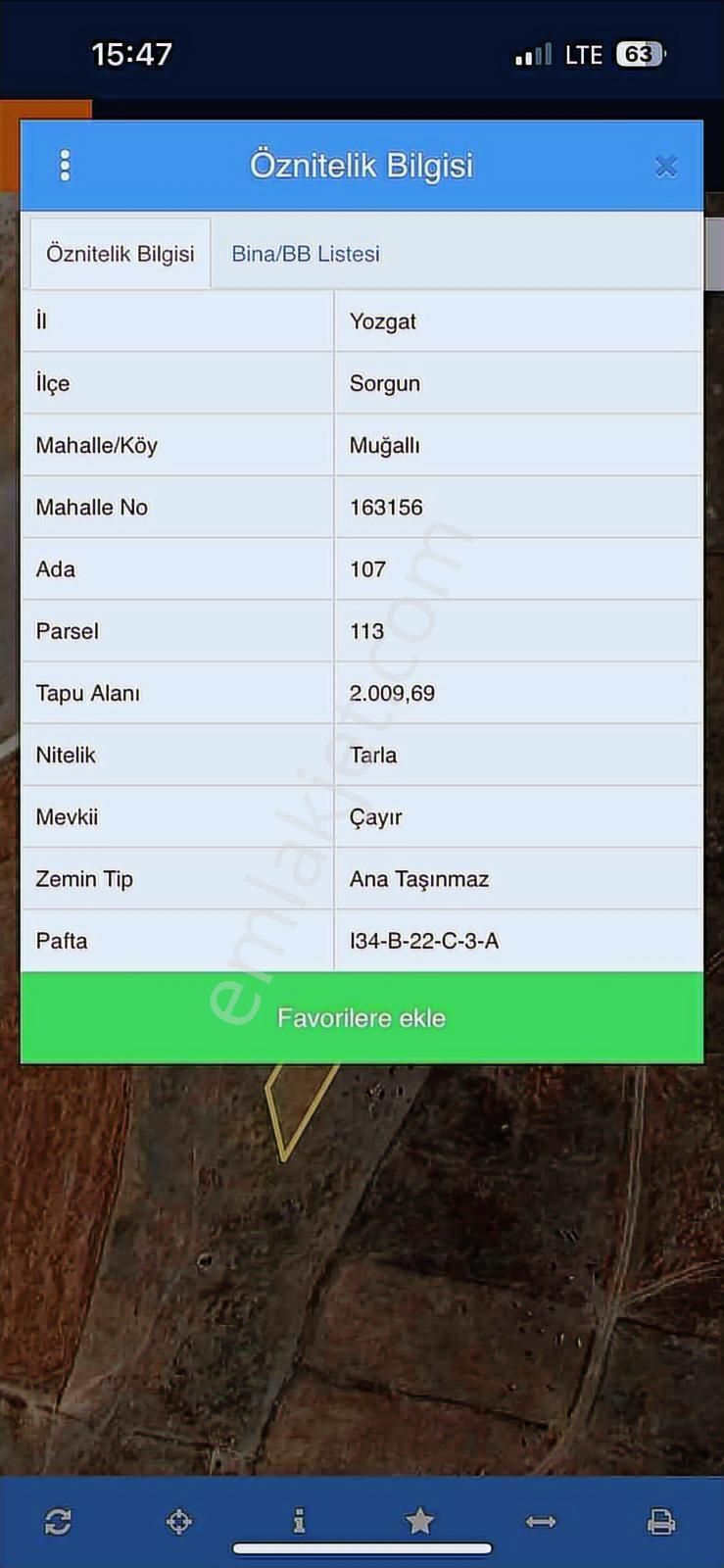 Sorgun Muğallı Köyünde Satılık Tarlalar( Komple 133 Dönüm) - Görsel 15