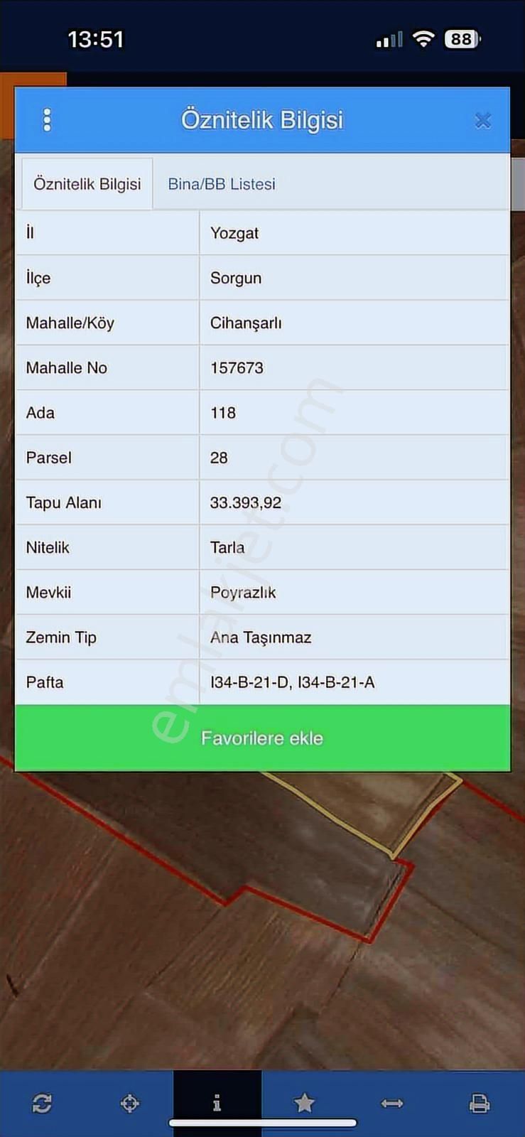Güngör Emlaktan Sorgun Cihanşarlı Köyünde Satılık Tarlalar - Görsel 10