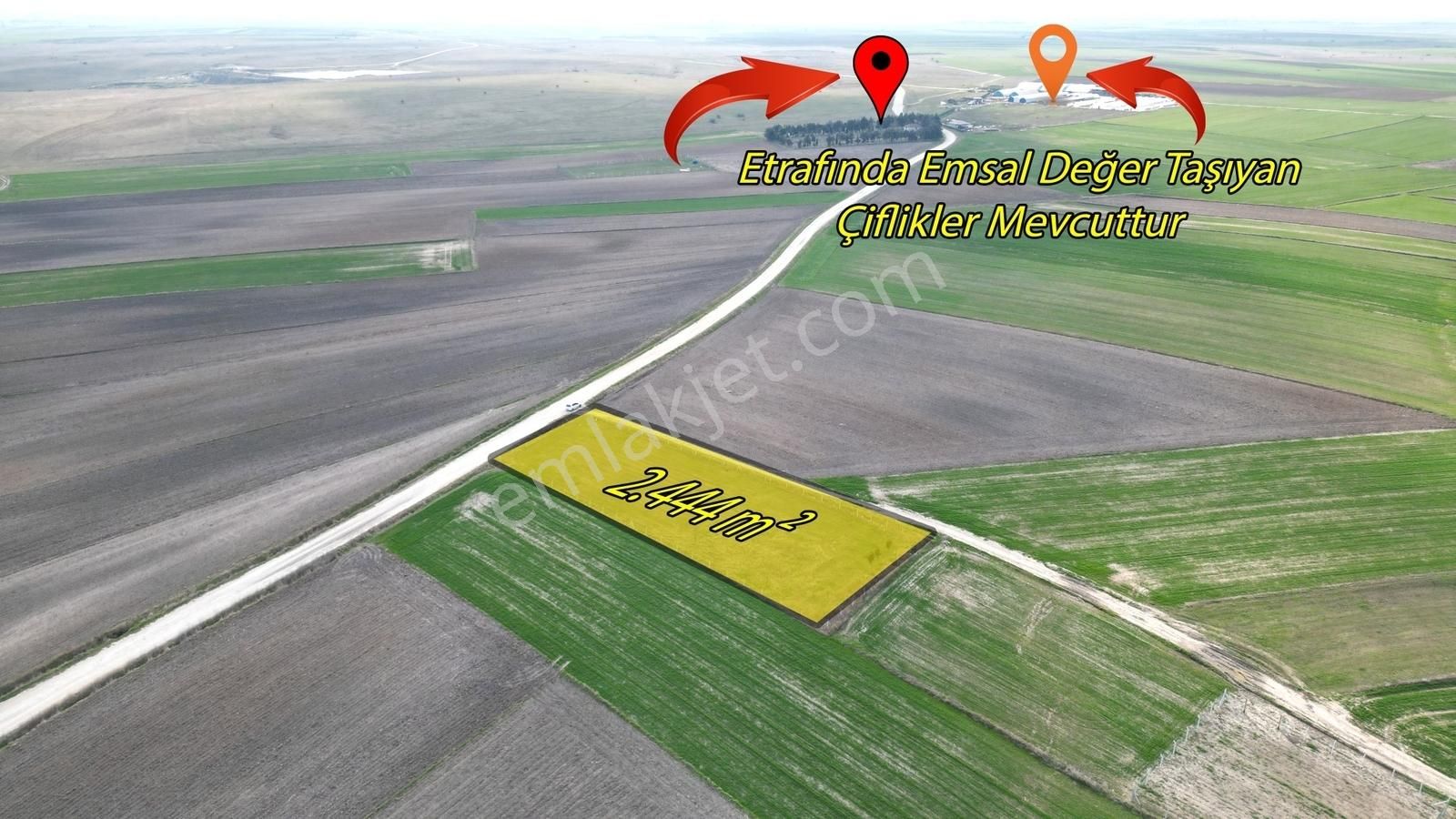 ꧁╚ *fırsat*beyazköy'de ╣ Stabilize Yola Cephe ╠ Tek Tapu Tarla꧂ - Görsel 23