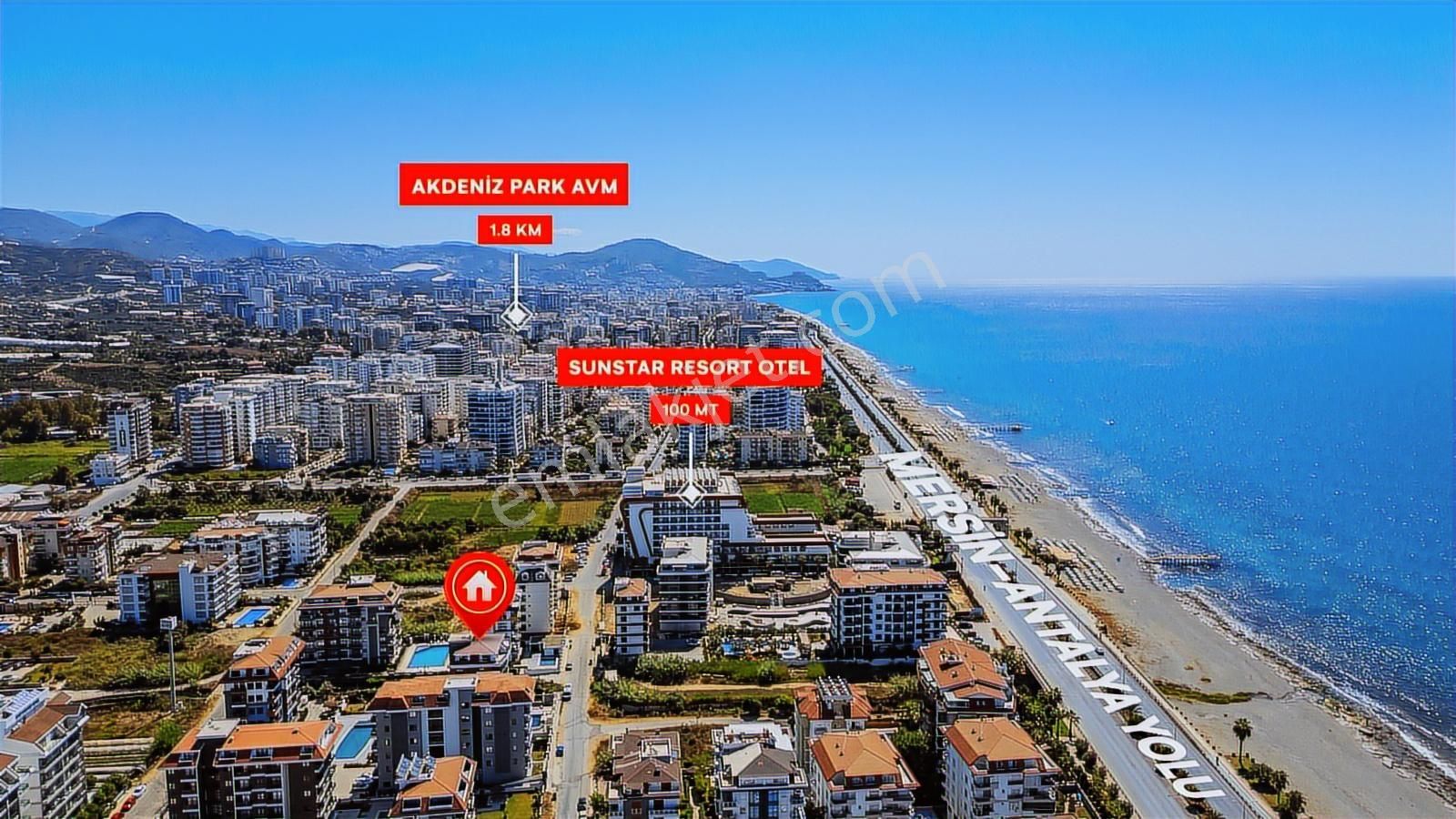 Kestel'de Deniz Manzaralı Tek Tapu 2 Daire 3 + 1 - Görsel 35