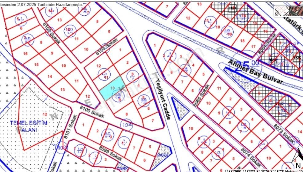 Taflan'da Deniz Manzaralı Villa İmarlı Yatırımlık Arsa - Görsel 9