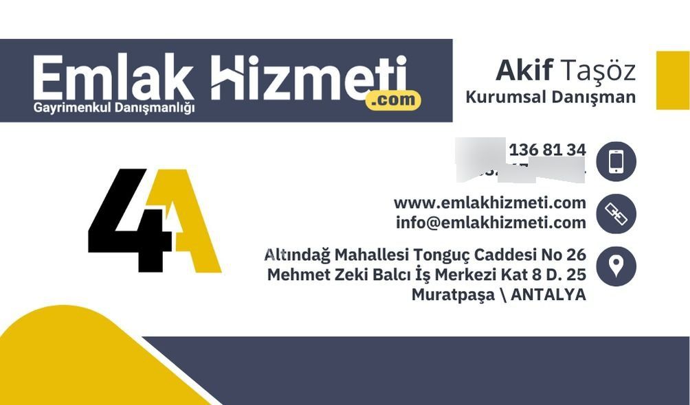 Antalya Muratpaşa Yenigün Mah Bakımlı Yatırımlık Satılık Daire - Görsel 27