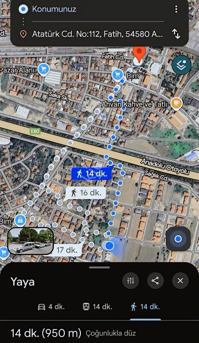 Realty World'dan Arifiye Fatih'te 90m2 2 Banyolu Boş Sıfır 2+1 - Görsel 21