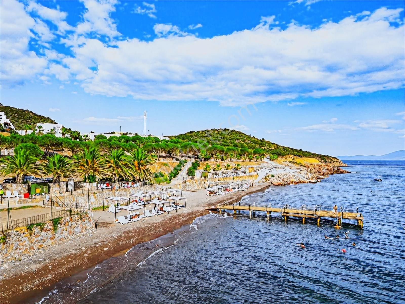 Asos Kocaköy Mevkii Özel Plajlı Tadilatlı 3+1 Tripleks Villa - Görsel 24