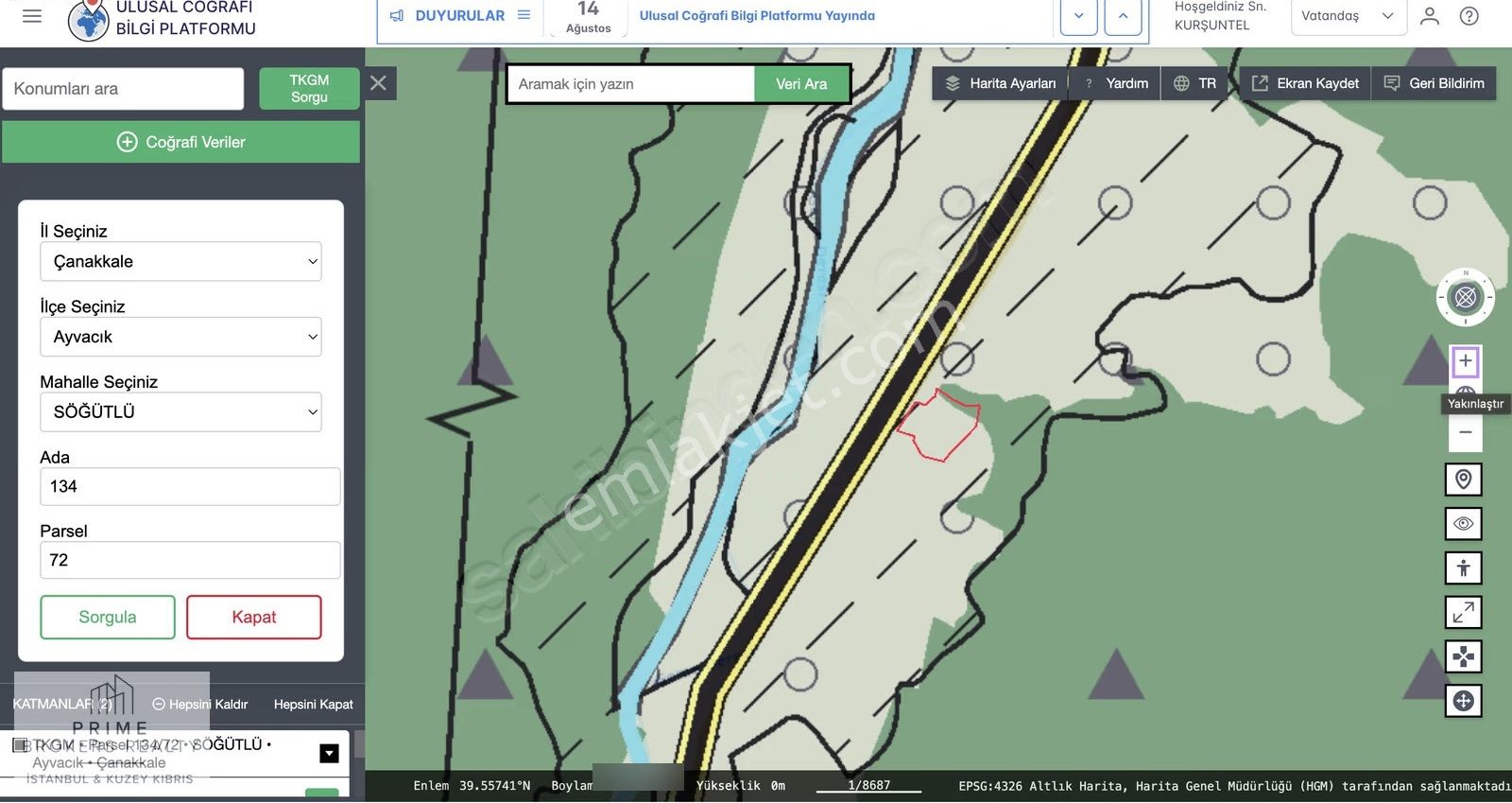 Ayvacık - Assos Yoluna Cepheli 20 Dönüm Tarla - Görsel 9