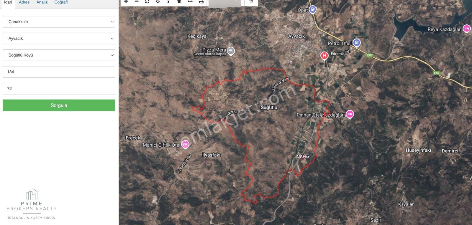 Ayvacık - Assos Yoluna Cepheli 20 Dönüm Tarla - Görsel 7