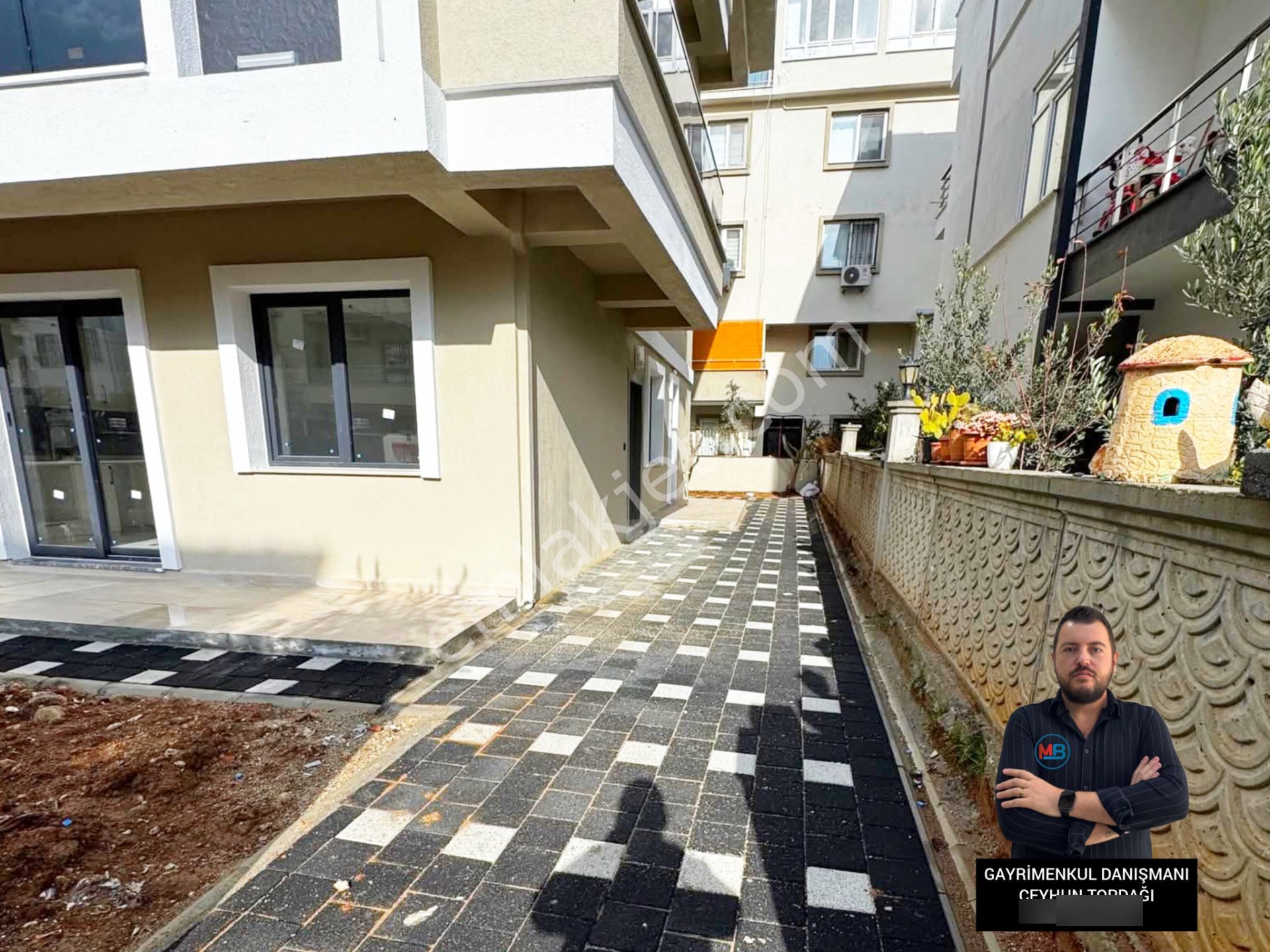 Didimde Satılık 1+1 Sıfır Müstakil Gibi Bahçeli Çarşıya Yakın Konumda Bağımısız Girişli Daire ! - Görsel 3