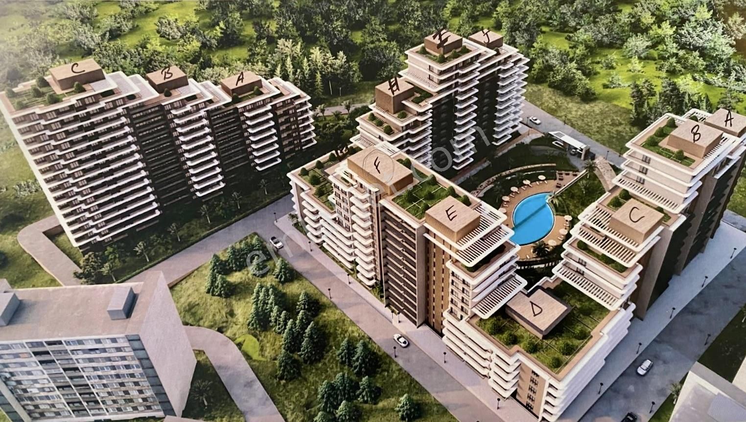 Acil! New Town - İzbeton Denetımlı Projoden Satılık 1+1 - Görsel 3