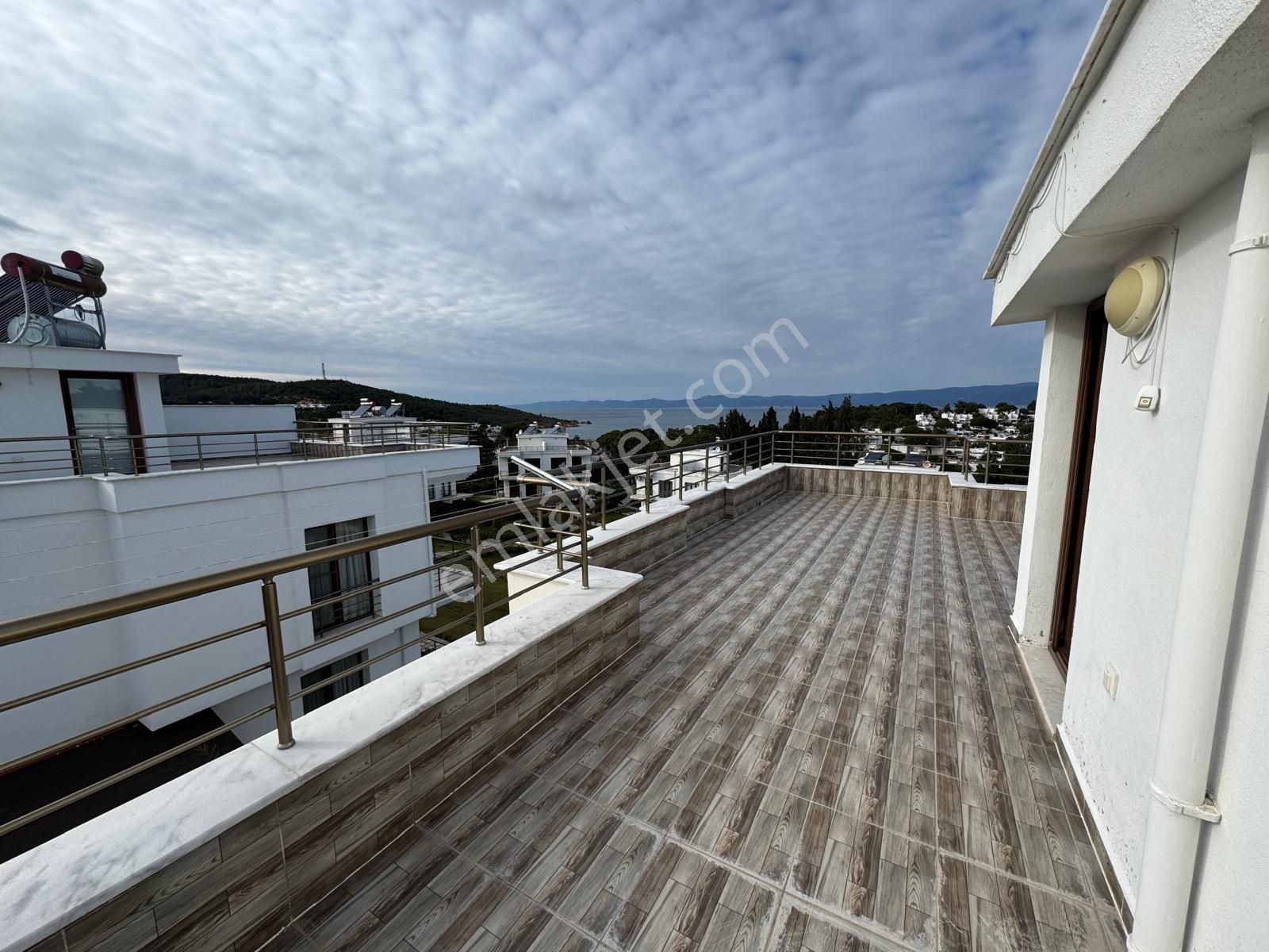 Gömeç Karaağaç'ta Havuzlu Sitede Satılık Deniz Manzaralı 3+1 Villa - Görsel 26